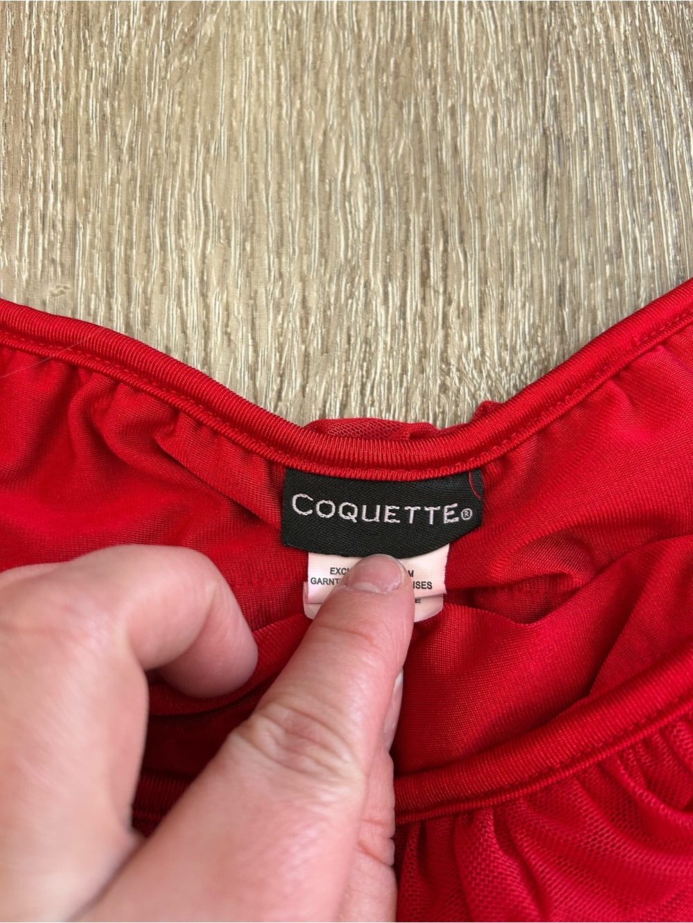 Flirty Red Layered Ruffle Mini Skirt - Picture 4 of 4